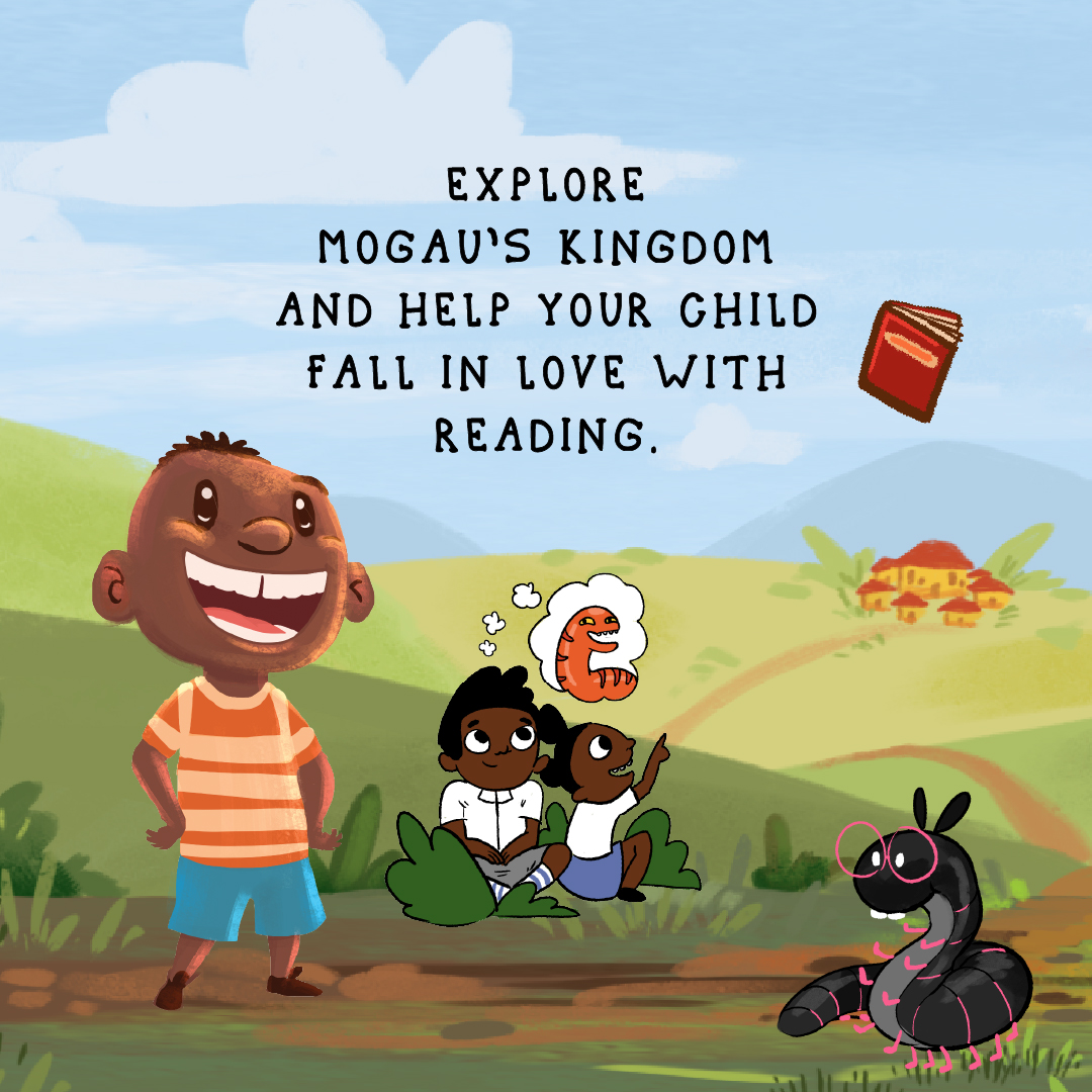 HackUrCulture's tweet photo. Reading is a wonderful tool to help your young child's brain develop and get ready for school. Mogau’s Kingdom aims to get children excited about reading. Watch your child read along with you, as they engage with colourful characters from Mogau's Kingdom https://t.co/nMmvubX7Iu