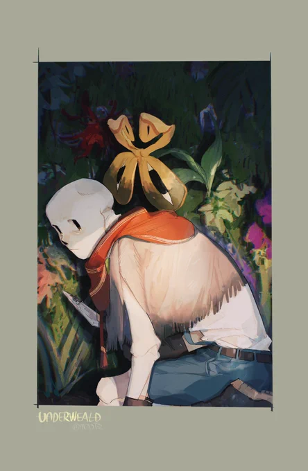 #undertaleAU
#underweald
undyne🐟&amp;papyrus🦴&amp;flowey🏵️ 