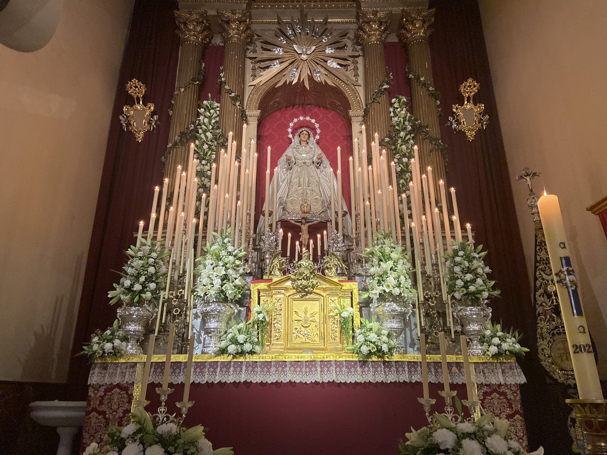 RociodeMalaga's tweet photo. ⚜️Tercer día de Triduo.

📍Parroquia de San Lázaro.

🕢 20:30h Rezo del Santo Rosario.

✝️ Meditación sobre la Virgen.

▫️Entrega de puestos de Hombres de Trono a la finalización del Triduo.

🤍Traslado a las 23h.

#CofradíasMLG https://t.co/qcy0hKfffq