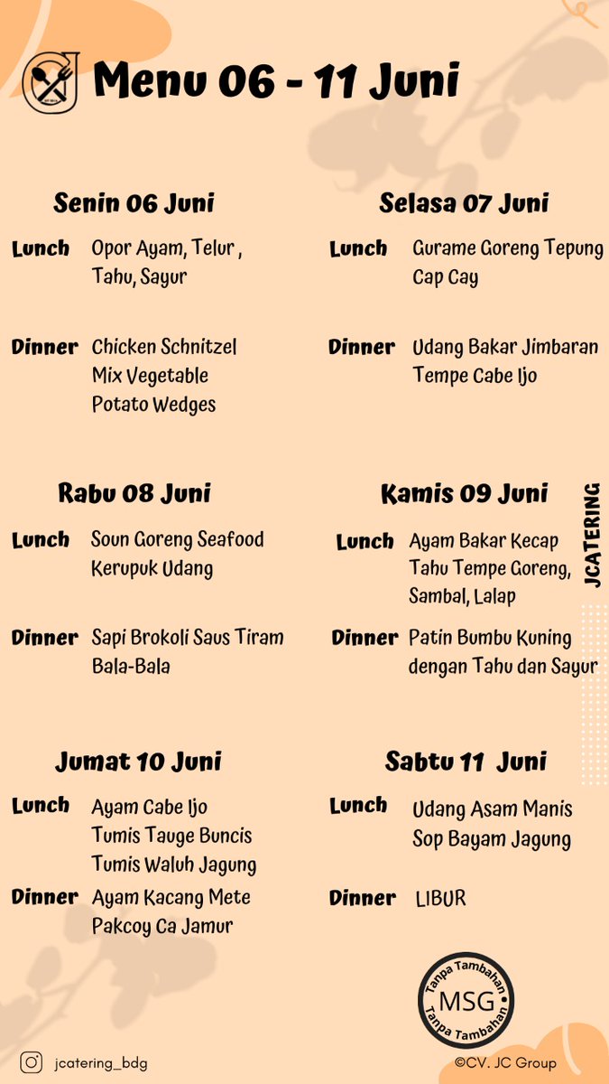 DesnaKristi's tweet photo. Monggo buruan kalo mau pesan...
Ditunggu ya teman2 😀
Terimakasih sebelumnya 🙏🏻 😀

Dijamin bikin ketagihan 😁

Mau ikut gabung jadi reseller J Catering juga?
Whatsapp aku di +62 895-1981-7825 😁

Buat jadi reseller..
gratiss yaaa....

#😀 #🙏 #🤗 #❤️ #🎹  #🎤 #🎵 #🎶 https://t.co/ycr9KtTdAs