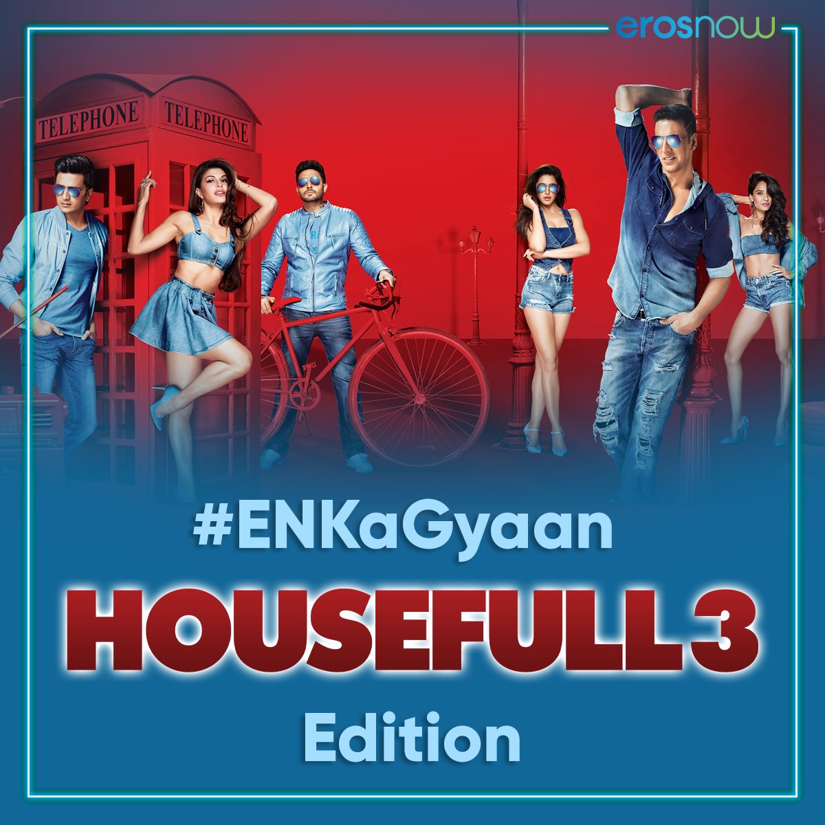 ErosUniverse_'s tweet photo. Celebrating 6 years of fun, laughter and madness! #6YearsOfHousefull3
#ErosNow #Housefull #WatchOnEN #ENKaGyaan #Bollywood @akshaykumar @Riteishd @juniorbachchan @Asli_Jacqueline #LisaHaydon @NargisFakhri @bomanirani @bindasbhidu @ChunkyThePanday https://t.co/ykeEPNMZfp