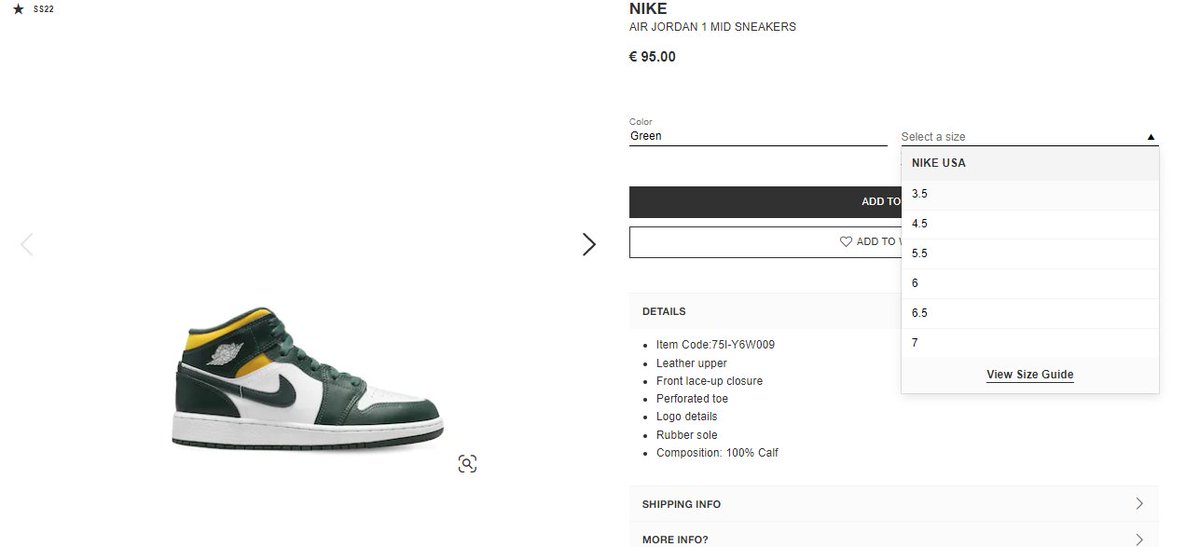 more_sneakers's tweet photo. Air Jordan 1 Mid GS 'Sonics' on LVR
=> https://t.co/MQBO72KFUv

EMEA Shipping https://t.co/OOW1Z27ynT
