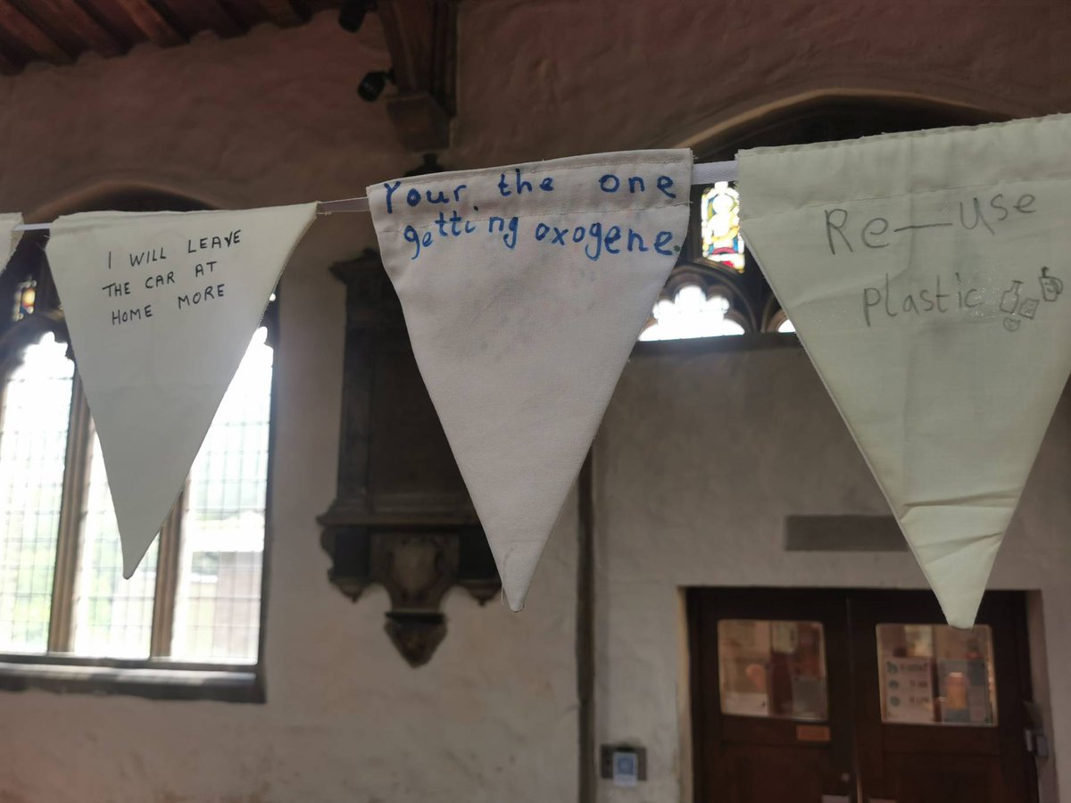 'What is your deepest hope?' asks #TKC today.
What is your hope for the world? #EcoBunting #EcoChurch #environment #communityproject <a href="/MessyChurchInHx/">MessyChurchInHornchurch</a> <a href="/ARochaUK/">A Rocha UK</a> @climatestewards <a href="/Guli_FD/">Guli Francis-Dehqani</a> <a href="/OperationNoah/">Operation Noah</a> <a href="/chelmsdio/">Chelmsford Diocese</a> <a href="/archbarking/">Chris Burke</a> <a href="/CofEEnvironment/">Church of England Environment Programme</a> <a href="/Greenanglicans/">Green Anglicans</a>
