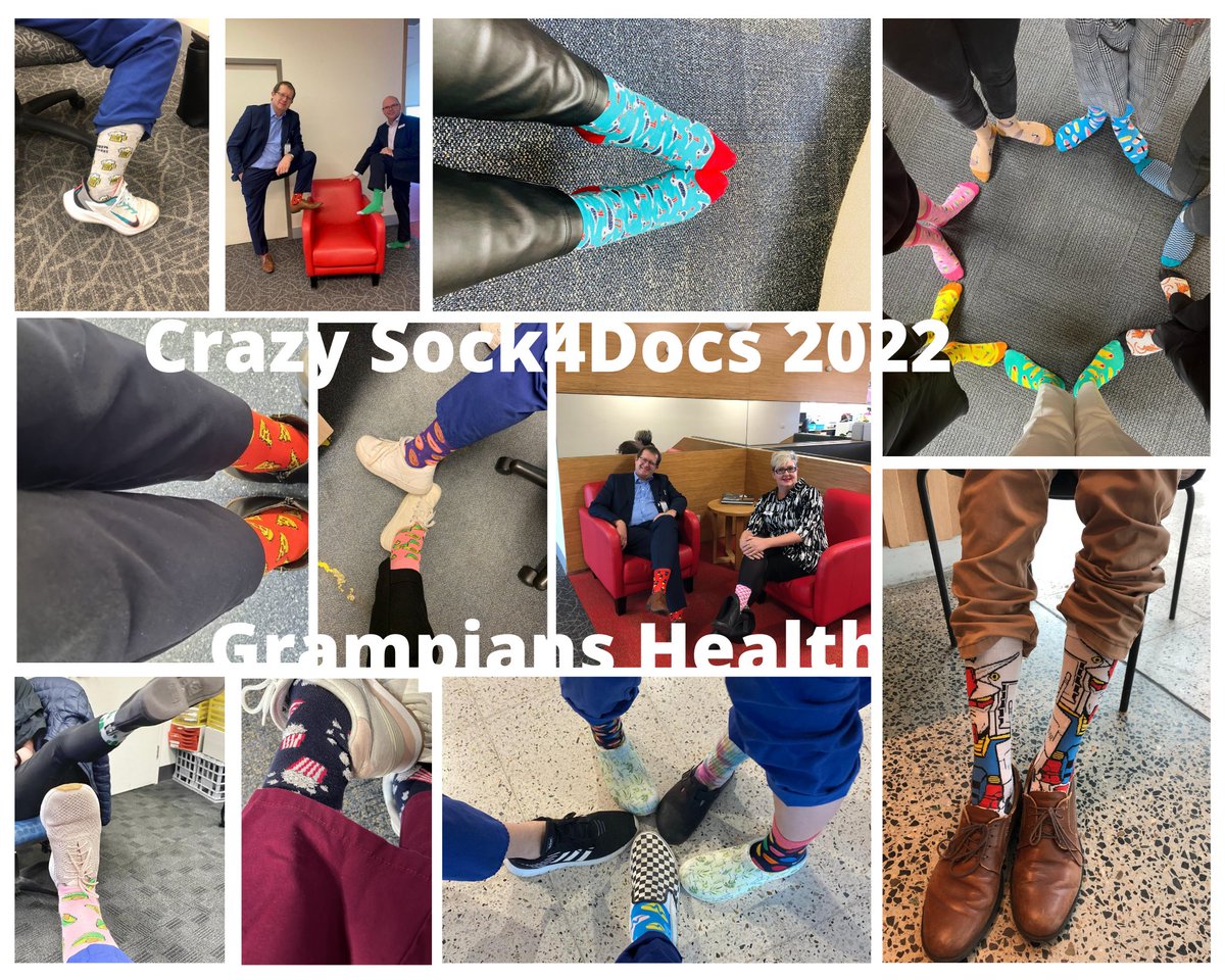 GrampiansHealth's tweet photo. Today is Crazy Socks 4 Docs day.
Crazy Socks 4 Docs day is all about raising awareness of the mental health of all doctors and health practitioners around the world, and driving positive change via action!
#CrazySocks4Docs #GrampiansHealth #OurBHS #bhs https://t.co/fGvTKasFzz