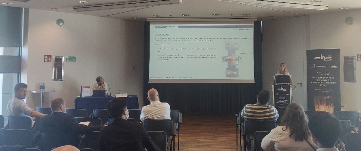 AZTERLAN's tweet photo. We have presented 2 papers @ 8th International Conference on Hot Sheet Metal Forming of High-Performance Steel:
👉Formability study of 2198 #aluminium alloy for #hot #stamping (#Batz)
👉On the effect of testing setups on #aluminum alloys IHTC Measurement (@MUnibertsitatea)
#CHS2 https://t.co/zlK4hNuCST