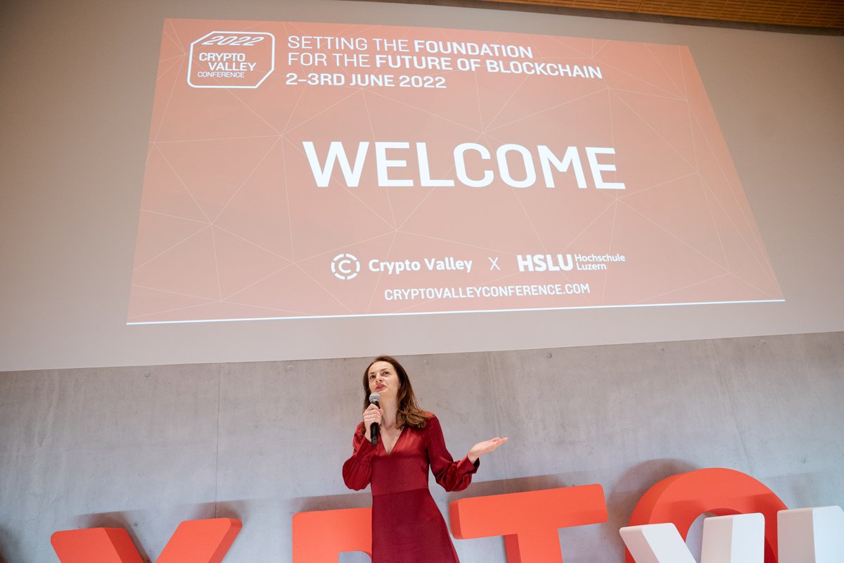 thecryptovalley's tweet photo. Welcome to this second day of the #CryptoValleyConference22 ! https://t.co/XLkLXlklmp