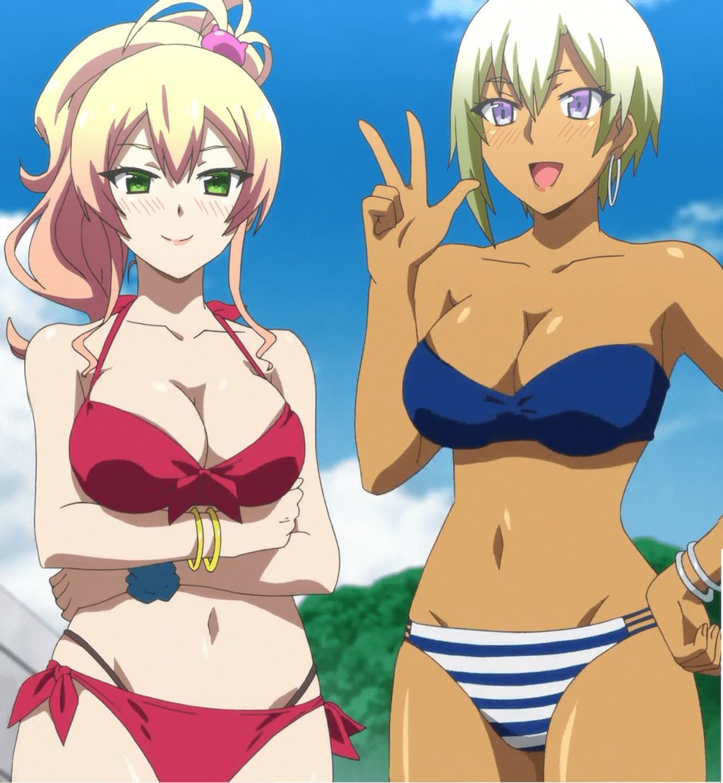 WAIFU HEAVEN on X: Yame & Ranko 💛💙 Anime: Hajimete no Gal  t.cotsxsUaPTDs  X
