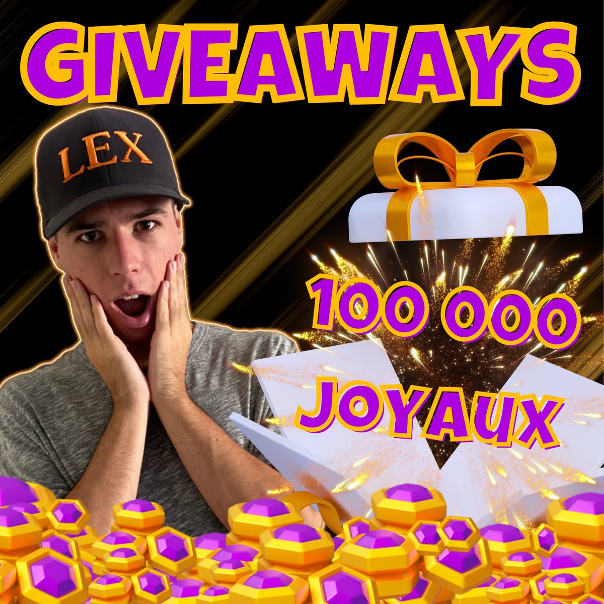Sur mon serveur Discord il y a actuellement un Giveaway 🎁

Pour gagner 100 000 Joyaux 🤩

Fin du TAS 15/06 ⏳

discord.gg/tYUem9q 

Merci à @Myrion_and_Coc pour l’affiche 🎨