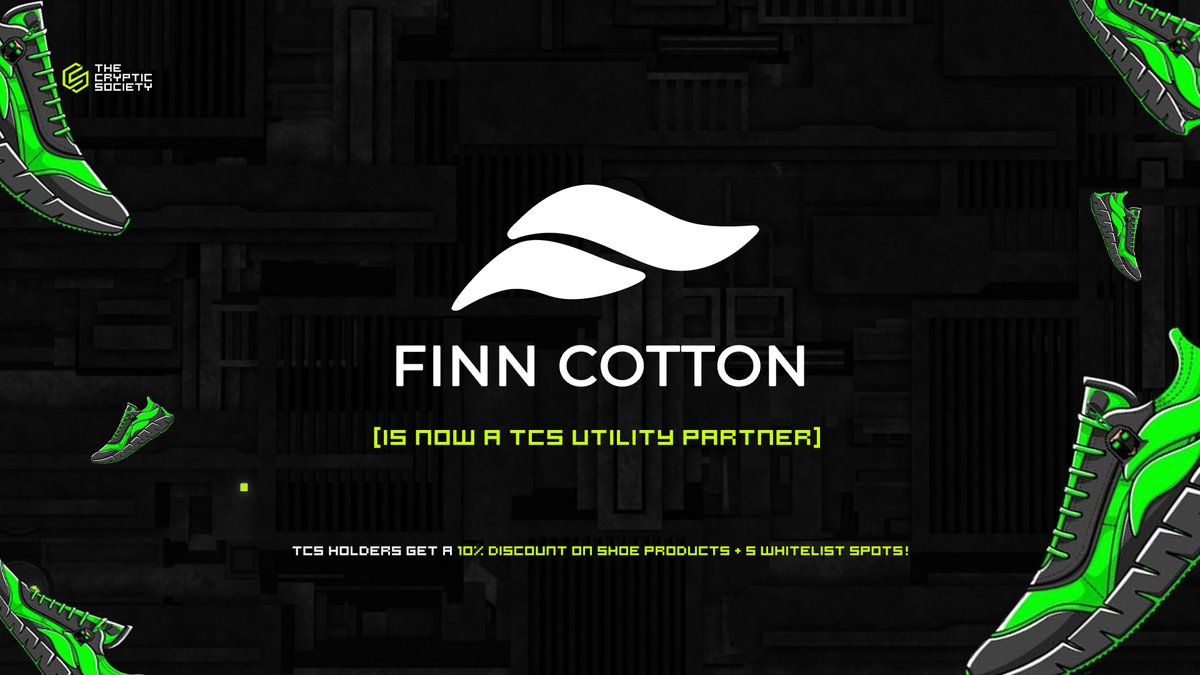 CrypticSociety_'s tweet photo. Introducing @FinnCottonNFT X TCS.

5 Whitelist Spot Giveaway! 🚀🌙

1⃣ Follow @FinnCottonNFT and @CrypticSociety_ .
2⃣ Like and RT this tweet.
3⃣ Tag 5 NFT Friends.

We'll be announcing the winners in 24 hours. ⏰

#OwnYourFuture https://t.co/8lgSVIjWwE