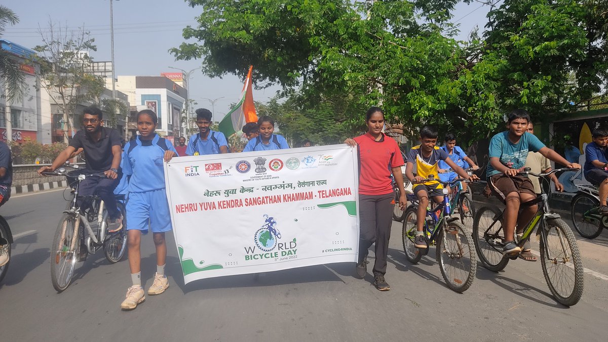 dyckhammam's tweet photo. Our young &amp; energetic cycle rally participants @dyckhammam @Nyksindia 

#Cycling4India #cycleforgood #AmritMahotsav #FitIndiaFreedomRider https://t.co/8ipysa6jbn