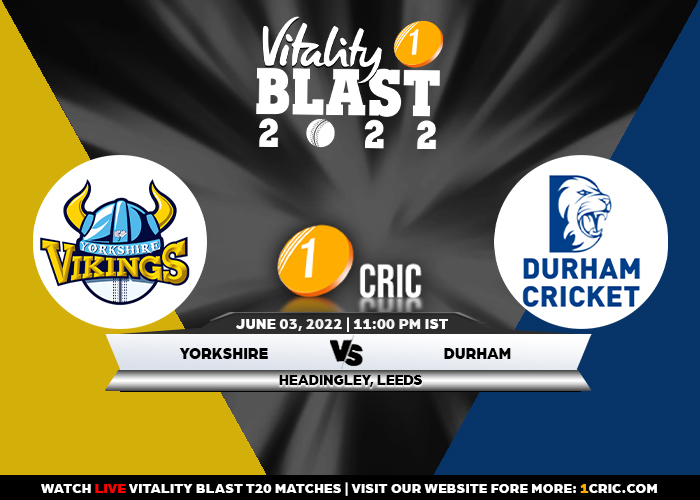 1CRICDailyNews's tweet photo. 🔮 Match 3️⃣9️⃣ YORKSHIRE 🆚 DURHAM
👉 Yorkshire need to be at their best to get back to winning ways. Durham, on the other hand, are in desperate need of a win to get some momentum on their side.
#1CRIC #Match39 #YORvDUR https://t.co/GhuPPrROK1