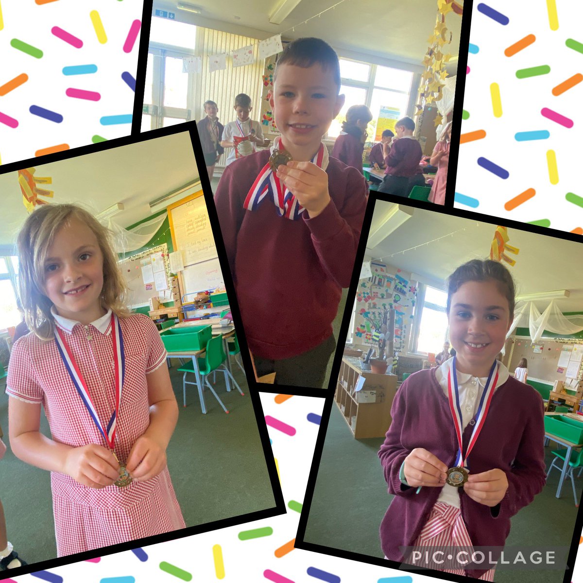 MissGraham_DP's tweet photo. Proud moments in P2/3 @DrakiesPS yesterday as these superstars showed off their #Bailliecup medals! ππββοΈππ»πͺ Superb effort from each and every one of them, and big thanks to those involved - they all had a great day! ππ #proudmoments #superstars #effortanddetermination https://t.co/E77wJECZhD