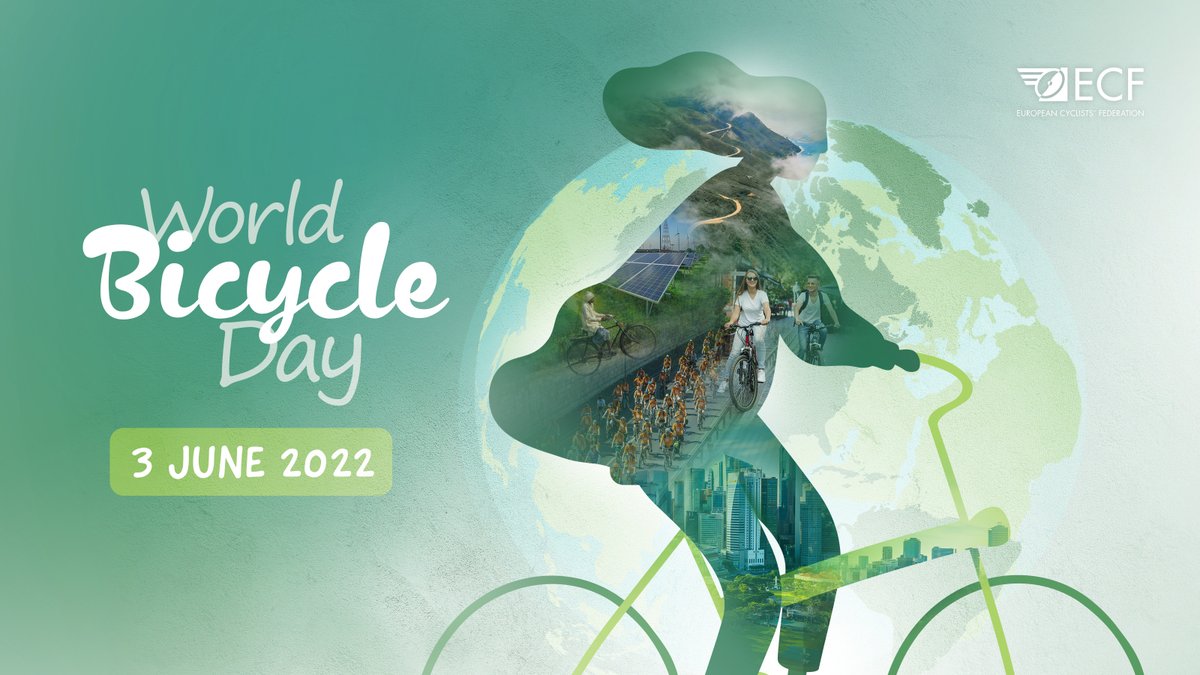 EuCyclistsFed's tweet photo. Good morning cyclists! Happy #WorldBicycleDay 2022! 🚲🥳🚲🎉🚲 https://t.co/5FoY4tEEfW