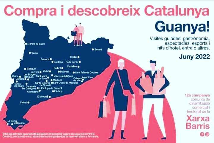SolMajorCervera's tweet photo. Comprar als barris antics de Catalunya té premi!!
Vine a SOL MAJOR!!! https://t.co/0yo9EVW7d7