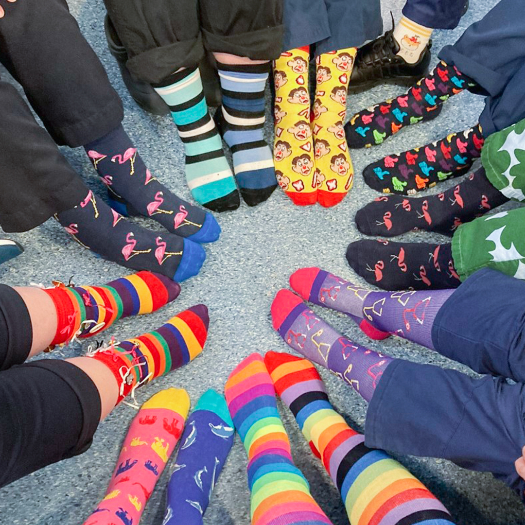 Happy #CrazySocks4Docs Day! Look at some of these snazzy socks from the teams at Clayton Diagnostic Imaging, @MonashChildrens School, Clayton Ward 42, and Dandenong ICU. Today is a reminder of the importance of checking in with ourselves, our colleagues, and our loved ones.