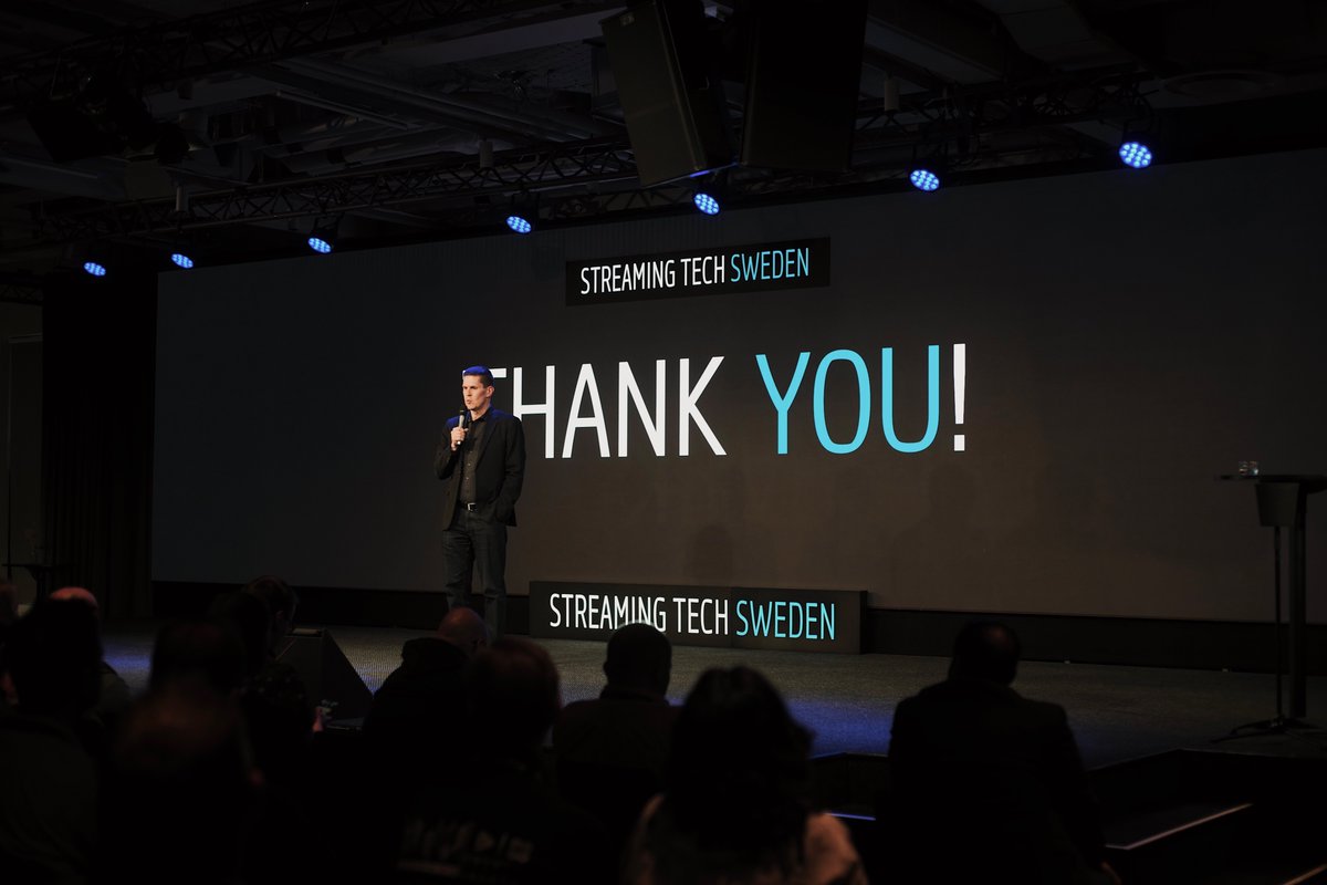 Svensson00's tweet photo. Another Streaming Tech Sweden in the books. The event started with moose migration and ended with animated camels.
A big thanks to all speakers for great presentations.
#streaming #stswe22 #technology #video #sustainability #opensource https://t.co/goZYrjycEC