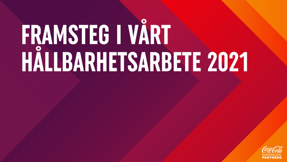 Viktiga framsteg i Coca-Cola Europacific Partners hållbarhetsarbete 2021 mynewsdesk.com/se/coca-cola_d…