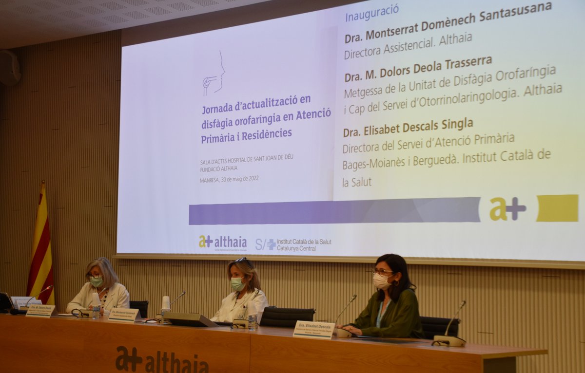 althaiamanresa's tweet photo. ℹ️ La Jornada teòricopràctica d’actualització en #disfàgia orofaríngia destaca la importància de la detecció, el diagnosi i el tractament per evitar complicacions i millorar la qualitat de vida dels pacients.
🔗 https://t.co/mriPpoLXsF
#althaiamanresa #udof https://t.co/p4BdVWWtOY