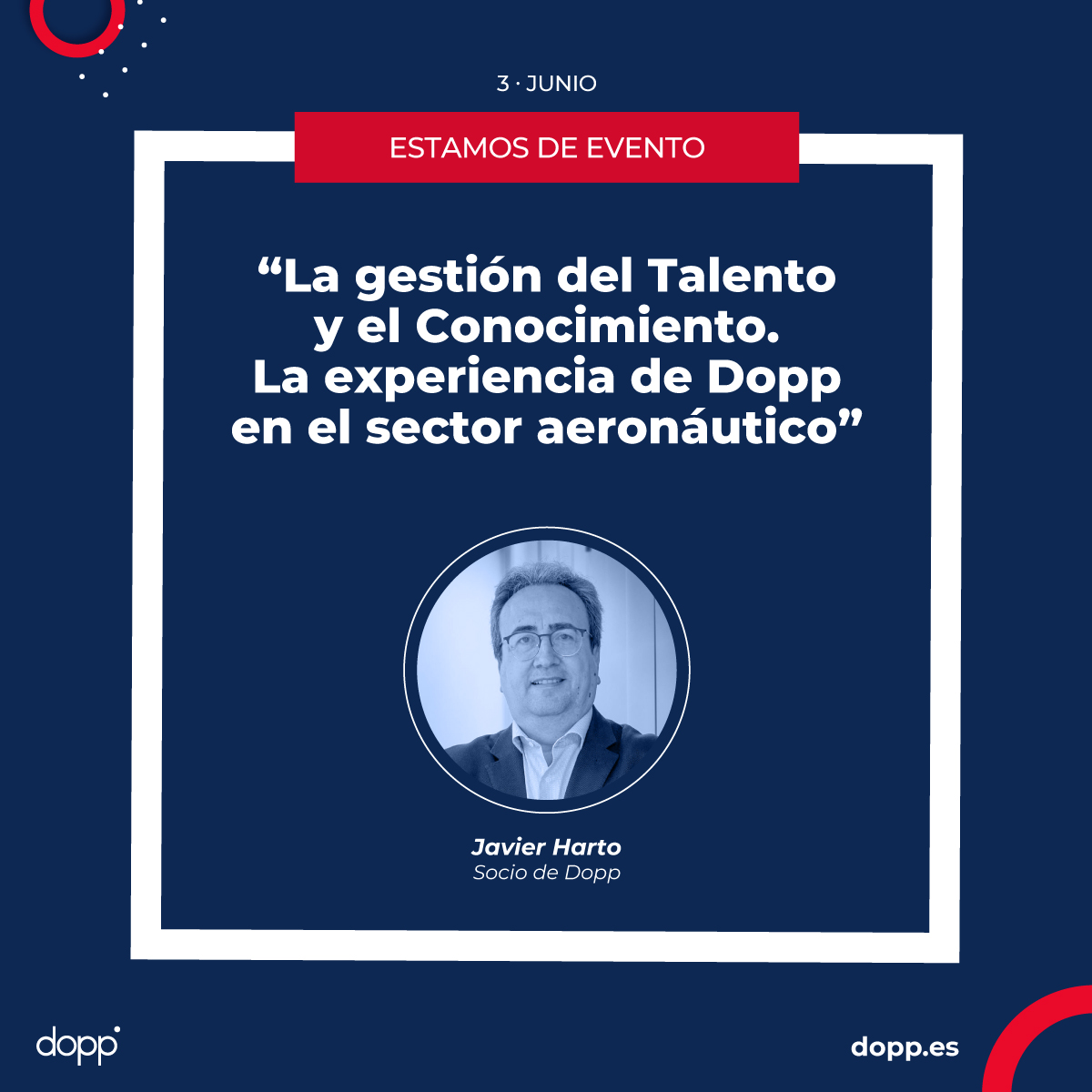 doppconsultores's tweet photo. 🔴La gestión del Talento y el Conocimiento. La experiencia de DOPP en el sector aeronáutico🔴

Finalizamos la semana con el evento presencial “La gestión del talento según la experiencia de DOPP en en Airbusiness Academy” de mano de @javierharto, Socio de DOPP. https://t.co/n1yXvFOXEa
