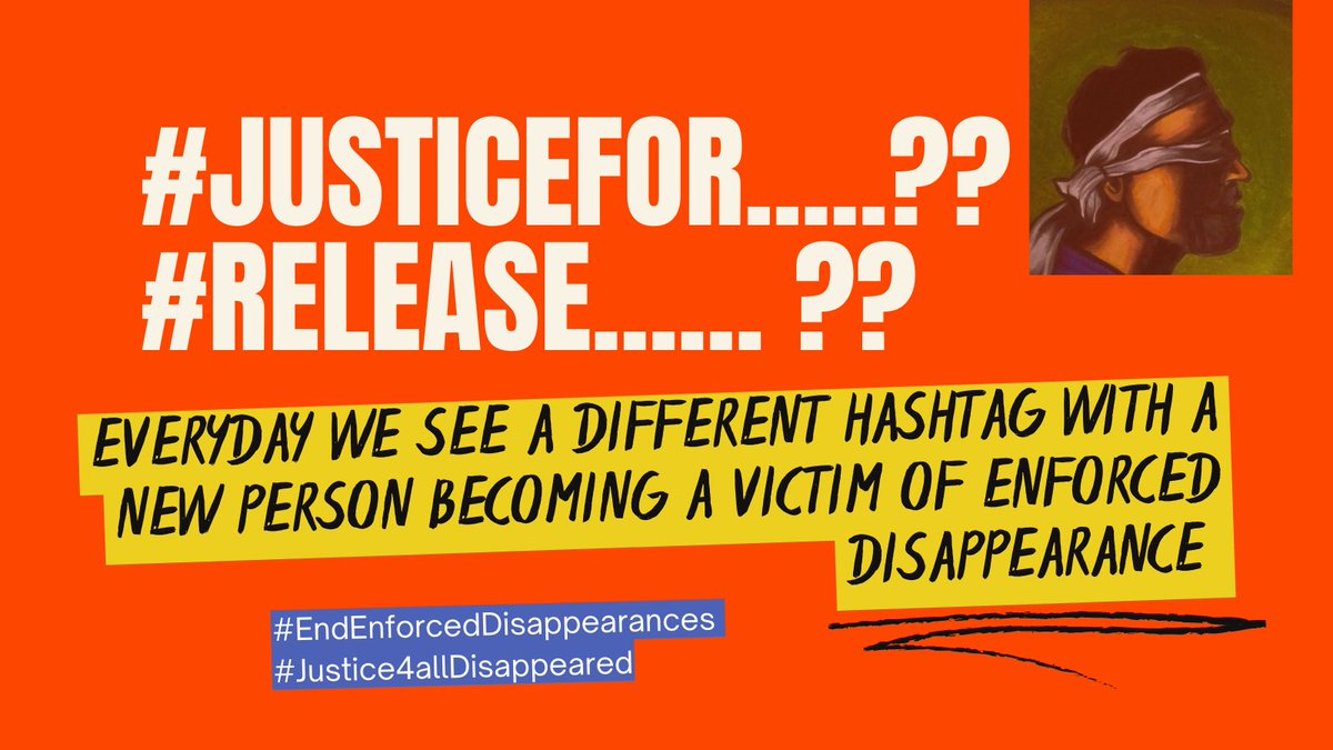 dohrpk's tweet photo. Stop the trend of disappearing ππ»
Everyday we see a different hashtag with a new person becoming a victim of enforced disappearance! #Shame #Wakeup #Endthispractice https://t.co/cLZnh6eL4h