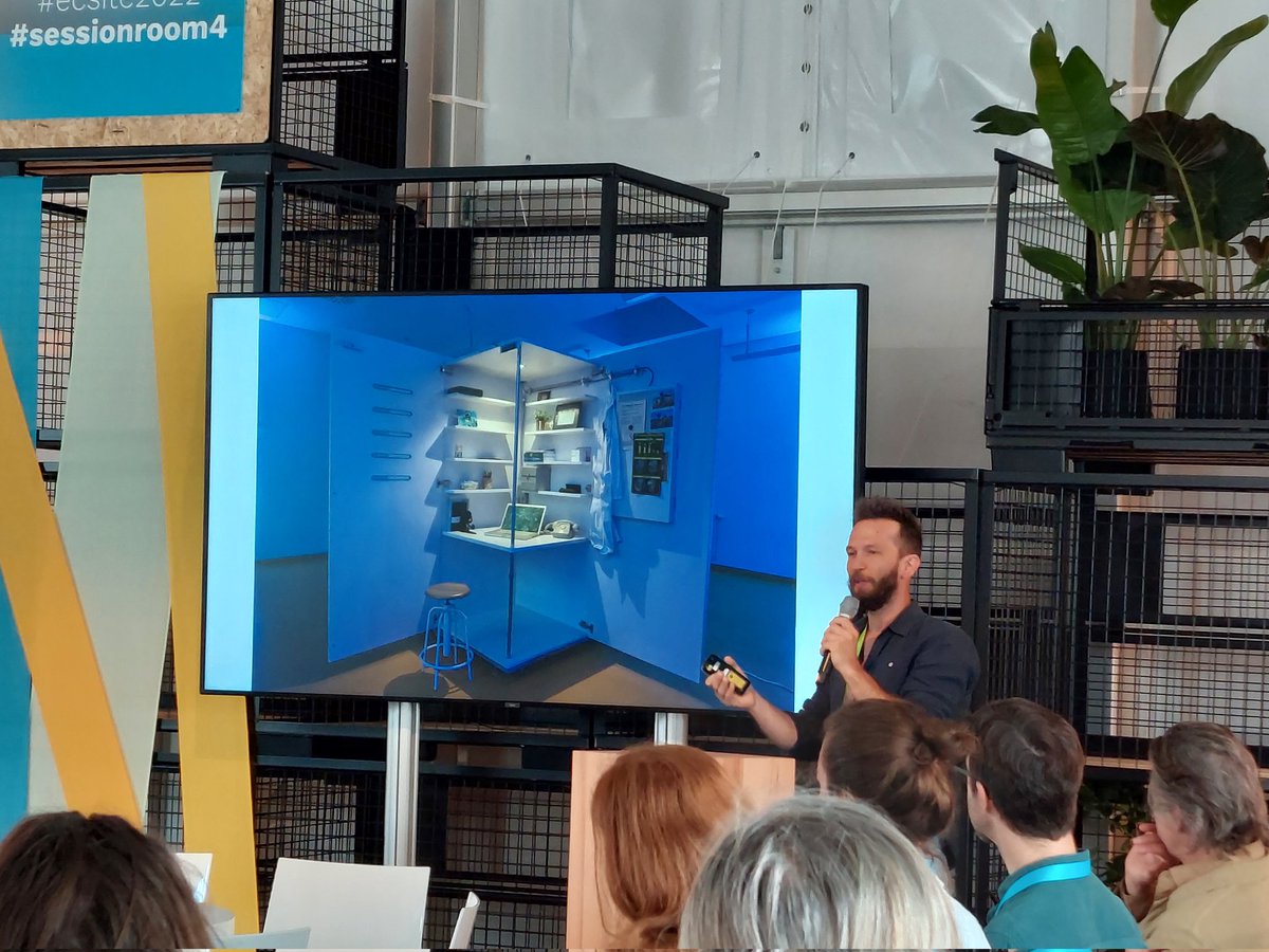 EstimMediation's tweet photo. #ecsite2022 #sessionroom4 Ocean eye : an escape game with fictional stories and real scientific experiments on microplastics https://t.co/Gf9o8vYVYA https://t.co/NpPsXtkTNW