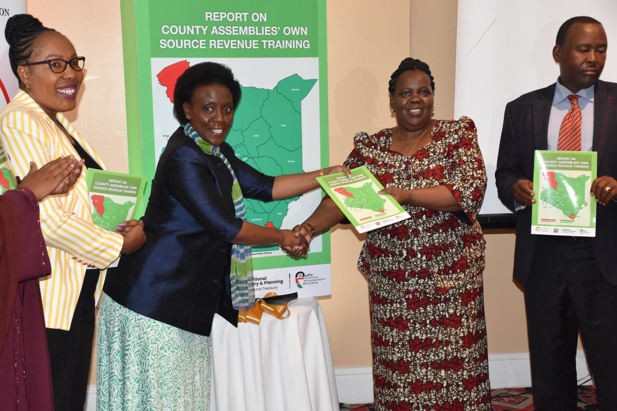 CRAKenya's tweet photo. The PS National Treasury has today urged CRA and partners to continuously train members of the county executive and assemblies, especially after the elections, to effectively raise their Own Source Revenue.
#OwnSourceRevenue
#RevenueEnhancement https://t.co/gLIdczkJMh