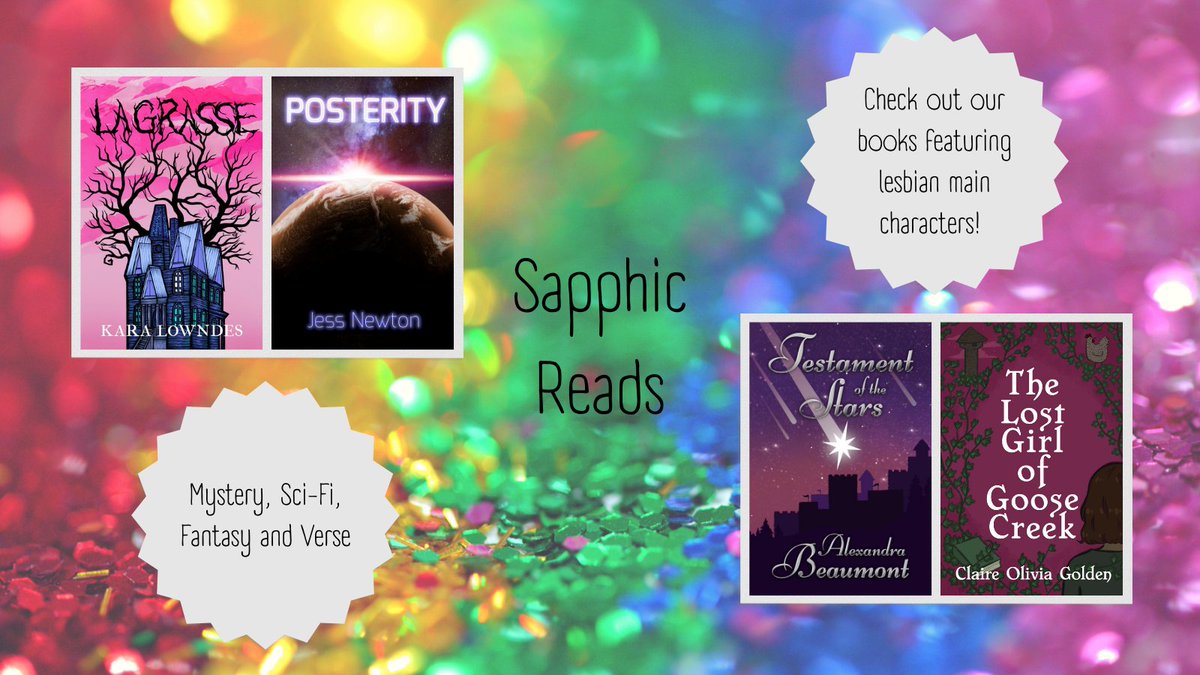 To celebrate Pride we have some recommendations for you this month 🏳️‍🌈 
Looking for a Sapphic read? Then pick up any of these books by us. They span four different genres but all feature a lesbian main characters. You can find the synopsis for each below! 
gurtdogpress.com/lesbian/