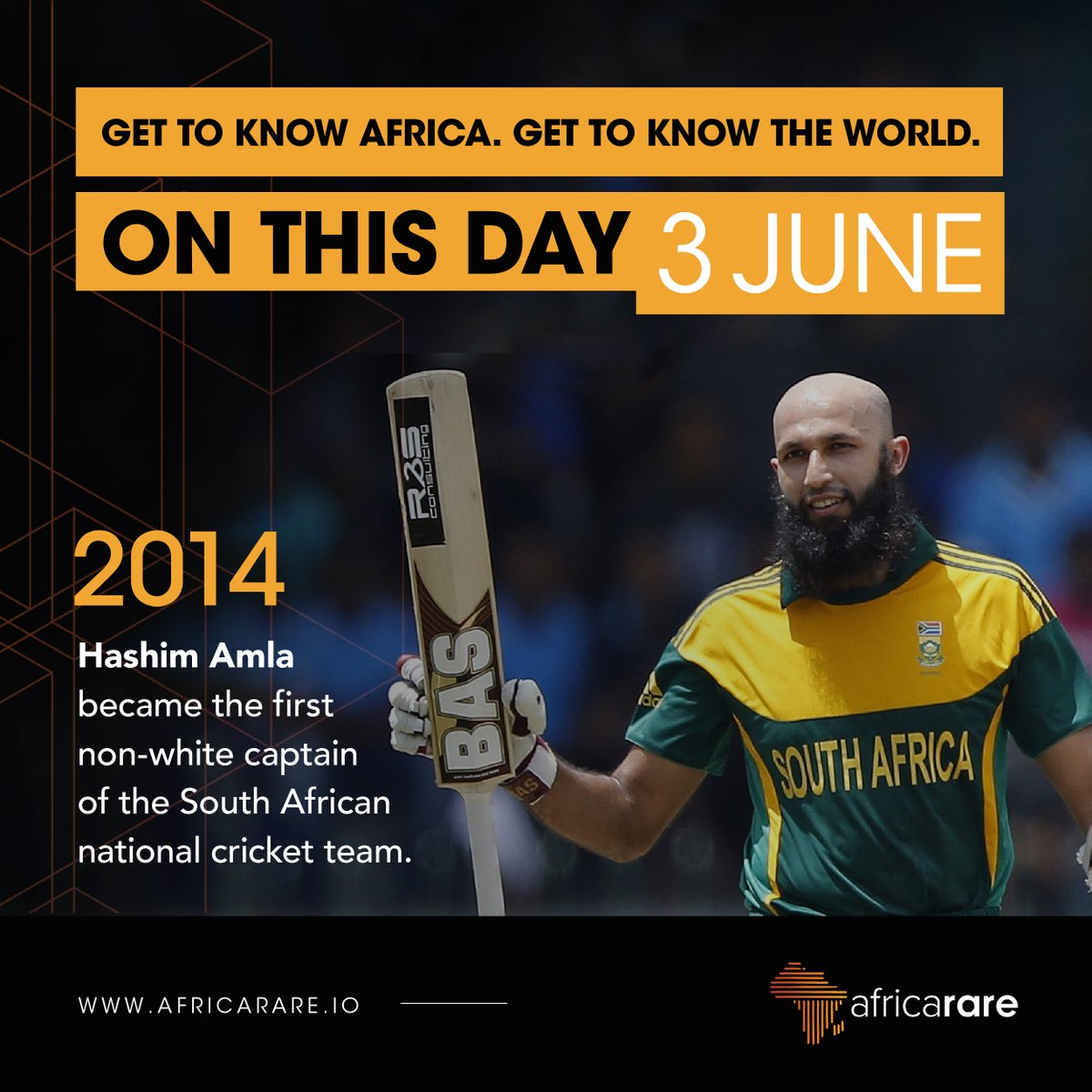 playUBU's tweet photo. On this day 3rd of June! A Belgian king that did WHAT??? Celebrating the talented Hashim Amla, and a stand-up fun fact to remember 😉 #onthisday #africarare #funfact #DidYouKnow https://t.co/oyeFqn96ol
