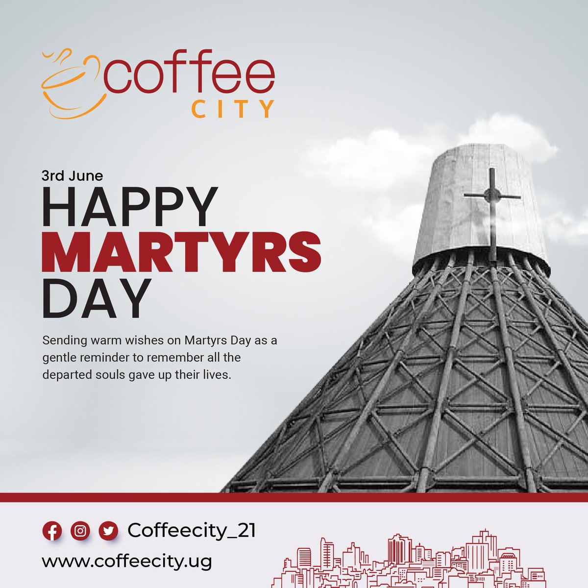 Coffeecity21's tweet photo. Wishing you #happymartyrsday to you all. https://t.co/6Nx3CRMxiT