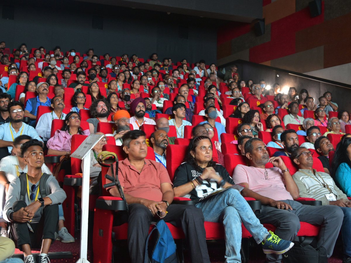 DelhiTimesTweet's tweet photo. 'Documentaries educate, inspire and motivate change' 

The #MumbaiInternationalFilmFestival is a hit with cinephiles. The 17th edition of the fest is witnessing packed auditoriums, with cinephiles enjoying documentaries and short films: 

https://t.co/lGLtb5D9nZ

#MIFF #Cinema https://t.co/fjRkDcmTte
