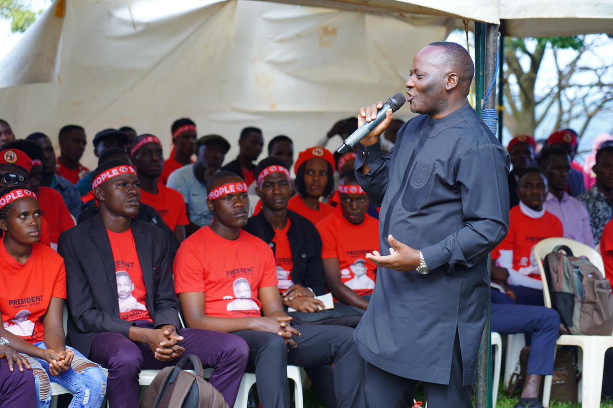 JBMuwonge's tweet photo. RT @MathiasMpuuga: Joined other @NUP_Ug party leaders to speak to our recently elected student leaders from various tertiary institutions. This was at the conclusion of a 2-day retreat organized by @InstitutionsNup at One Love Beach, Busaabala. #PeoplePo… https://t.co/vh97lS0LlZ