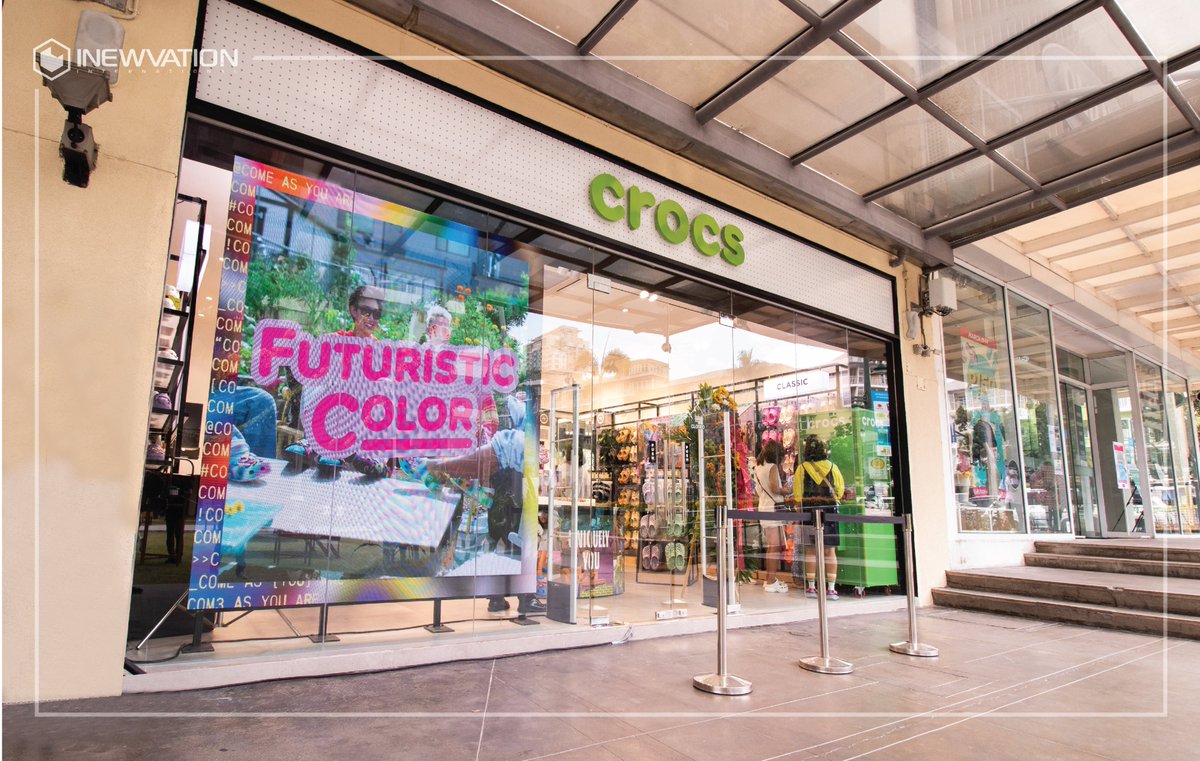inewvation's tweet photo. Take a look at our newly installed Indoor Ergo LED Display at Crocs, Bonifacio Global City! 

This vibrant LED display draws the attention of passersby, driving foot traffic to Crocs’ retail store. 

Inquire now! Send us an email at info@inewvationinternational.com. https://t.co/aoSfewhxF4
