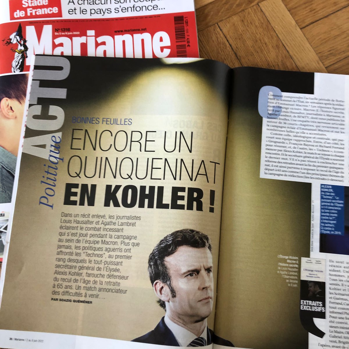 AgatheLambret's tweet image. L’Etrange victoire avec @LouisHausalter aux @EdLObservatoire 📖
En librairies le 8 juin, mais déjà dans @ParisMatch par @JeudyBruno, et les bonnes feuilles dans @MarianneleMag avec @SoazQuem 🤗