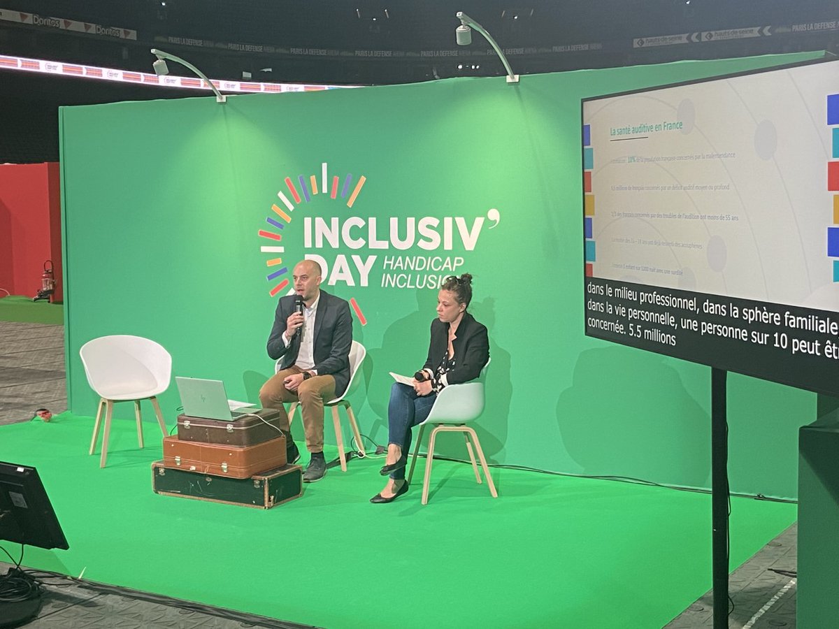 La #FondationPourlAdition est à l' <a href="/InclusivDay/">Inclusiv'Day</a> ! <a href="/PorteArnaud/">Arnaud PORTE</a> y anime une conférence sur l'inclusion des personnes sourdes en entreprise et @SquerDenis sera membre du jury du #TrophéeEntrepriseInclusive, remis à partir de 13h30 🏆.