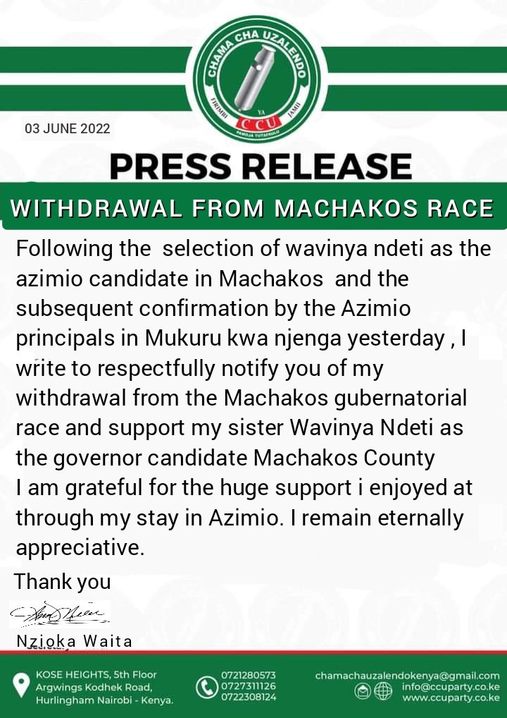 a_Nzioki's tweet photo. Congratulations Wavinya Ndeti https://t.co/eTnoUW0SDo