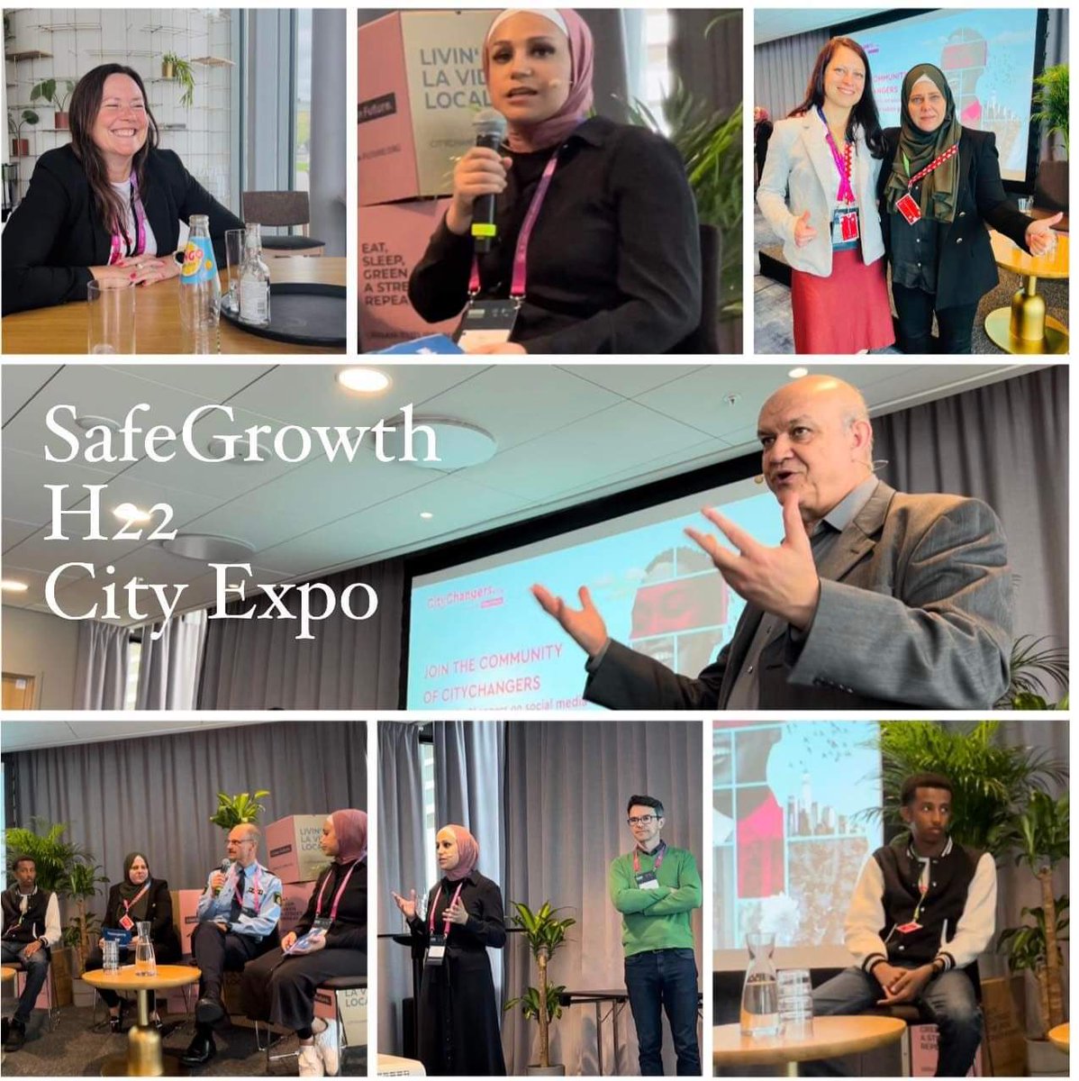 SafeGrowth's tweet photo. We're very proud of our #SafeGrowth team and the residents&amp;extended community of Drottninghög that helped us feature great work they've done in their neighbourhood at @UrbanFutureConf during #H22cityexpo in @hbgstad

#neighborhooddevelopment #InspireNeighborhoodFutures #ToForWith https://t.co/8hhVY9AcqR