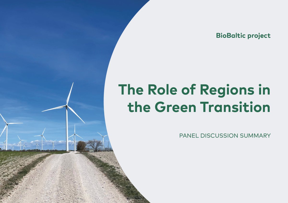 Searching for inspirational examples to make the #greeneconomy come true? The BioBaltic project hosted a discusision together with #Nordic and #Baltic regions and municipalities.
Here are the key learnings: nordregioprojects.org/biobaltic/pane…