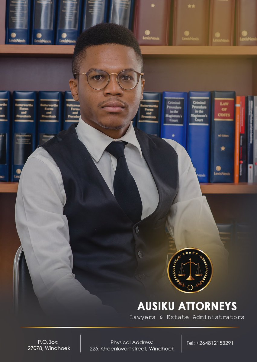 FutureIsGiggz's tweet photo. Young, committed and fearless lawyers. I introduce you to my new business venture, "Ausiku Attorneys". 🕯️ https://t.co/7Qqhs0TTZl
