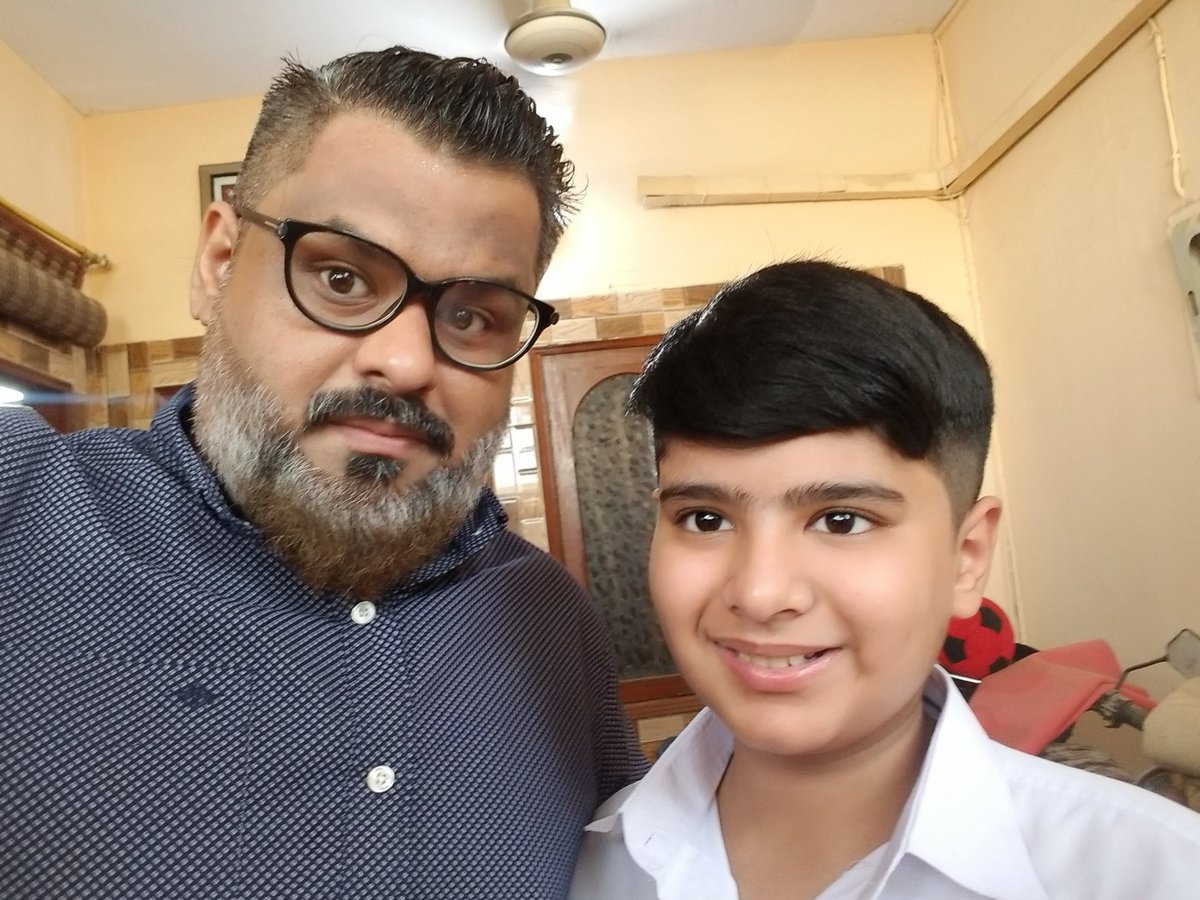 GeoSaint's tweet photo. #sunrisewithadeel a proud day for my family. Mashallah my son syed navyaan asghar got 1st position in his 6th standard. Going for the award ceremony. What a day to start with. From Karachi. https://t.co/GrgR5gfV47
