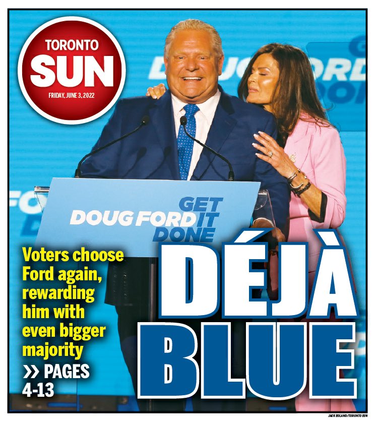 AdrienneBatra's tweet photo. #tosunfront #onpoli #ontariovotes @fordnation massive 83 seat majority https://t.co/idPjguXSsN