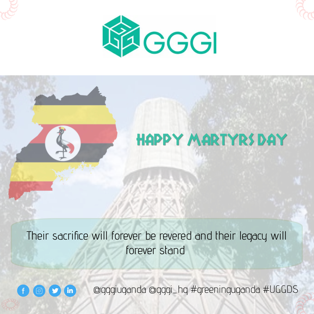 GggiUganda's tweet photo. #Happy Martyrs Day from #GGGI
Make a green pledge today. Your action counts to save this planet.
#Grreeninguganda
#UGGDS https://t.co/TIgPb9lWEr