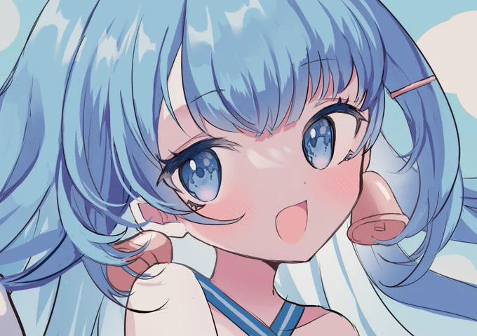 全然絵が進まんから顔だけ見せちゃう回 