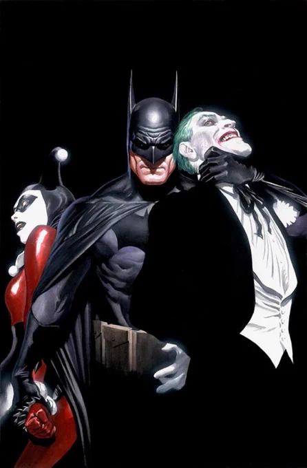 #fridaymorning #Batman #Joker #HarleyQuinn #comic #art @comics_mercury 