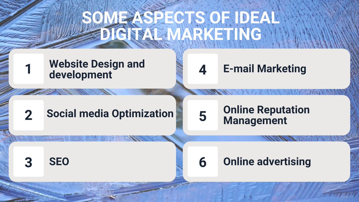 FromMusha's tweet image. Here are some aspects of ideal digital marketing:
#DigitalMarketing #digitalservice #webdevolopment
#seo #Onlineadvertising #onlinebusiness
