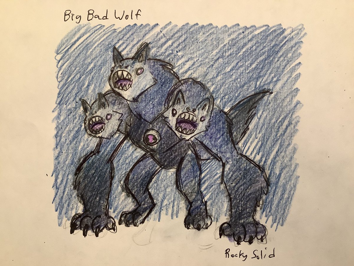 RealRockySolid's tweet photo. Big Bad Wolf is a Trilobo from the planet Hadoom. All three of her mouths can emit a sonic howl that can topple buildings. She is also pretty fast and agile for her size. #Aphmau10 #Ben10 #Bens16th #Omnitrix #Aphmau #AphFeat
@_Aphmau_ @JasonBravura @cartoonnetwork @ManOfActionEnt https://t.co/Eu32buMZyV