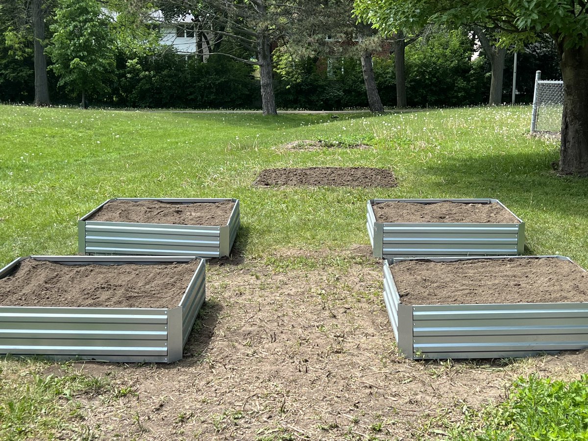 We are excited to have our garden back this year! Next week we plant! #foodgarden @tdsb @EcoSchoolsTDSB