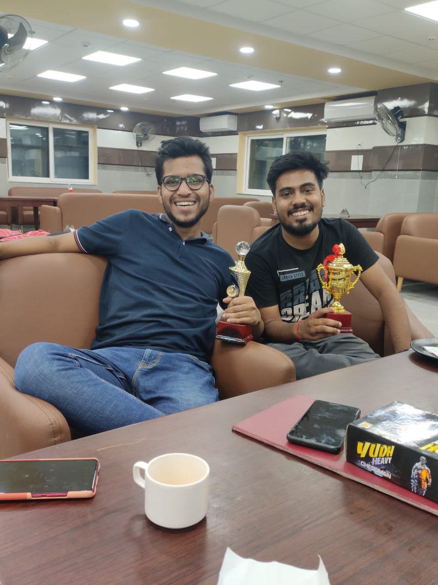 #Aavheg #SummerFest #IGIMS #Chess Congratulations to our Chess masters on winning the chess tournament under Aavheg
Winner: Raushan Boss(2018 batch)
RunnerUp: Murari Boss(2018 batch)
Both our seniors are one of the best chess players at IGIMS.