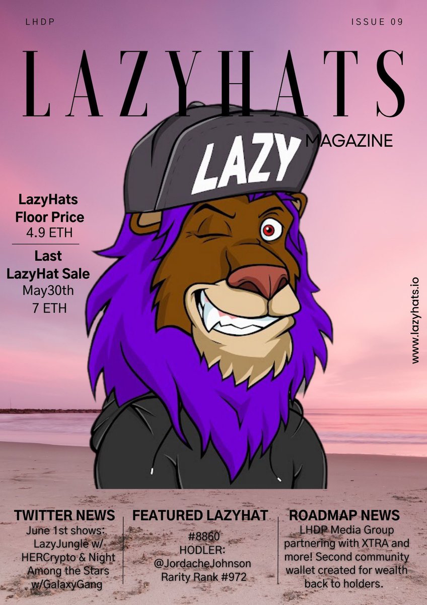 DDishOZ's tweet photo. @lilchucknft @LazyLionsNFT Oh yeah king #lhdp build brick by brick every day #lazyhat crew ride or die https://t.co/C9LG4XoiBx