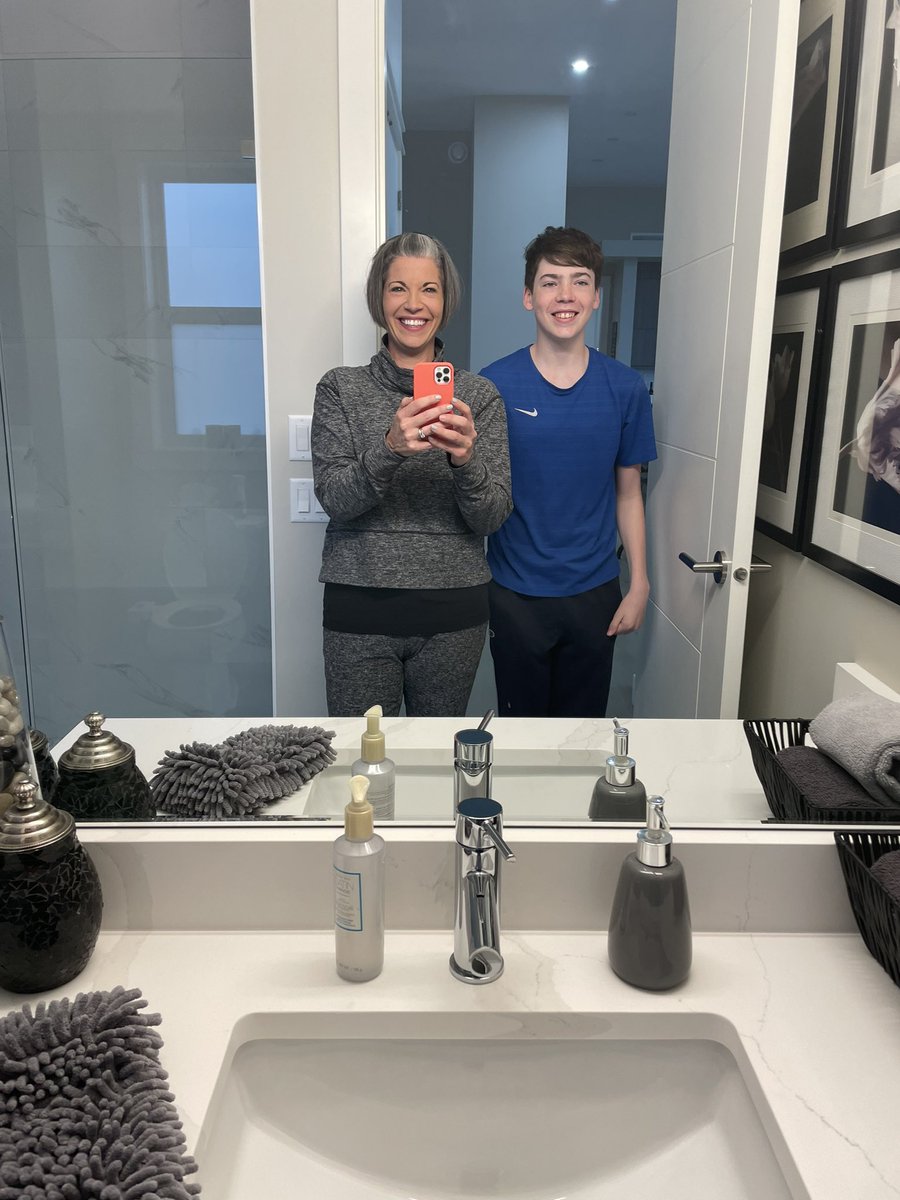 So a thing happened today.  I knew it was coming but wow it’s still surreal!  #stretch #growthspurt #manchild