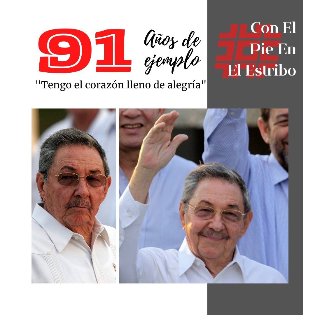 Los trabajadores de la cultura en #Matanzas le desean, en este aniversario, a nuestro Raúl Castro Ruz 
! MUCHAS FELICIDADES    GENERAL!
! Seguimos en combate!
#MatancerosEnVictoria
#CubaEsCultura
#CubaPorLaVida